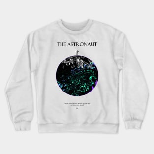 The Astronaut Moon Dark Crewneck Sweatshirt